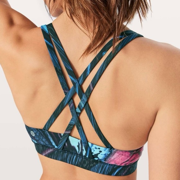 Lululemon Energy Bra Nulux | Size 4 | Electrobeam - Picture 2 of 9